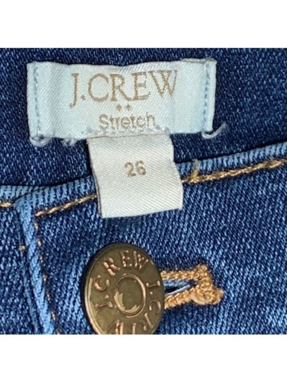 J.Crew Skinny Jeans Women's Size 26 Distressed Mid Rise Stretch Denim - Picture 9 of 10